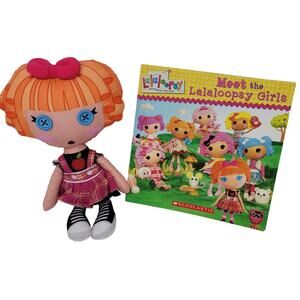 Lalaloopsy Bea Spells A Lot Sew Silly Chatters Rag Doll Pull String Talks + Book